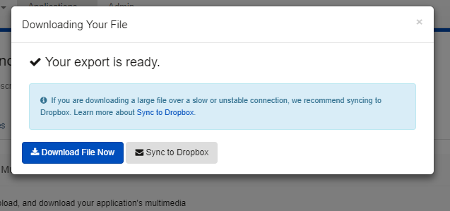 How to download shared folder from dropbox